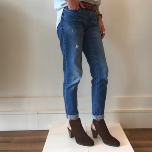 Chocolat Blu Cone Heel Closet Tod Mule Bootie - Picture 4 of 8